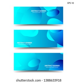 Abstract colorful circles background. Colorful smooth banner template - Vector

