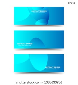 Abstract colorful circles background. Colorful smooth banner template - Vector
