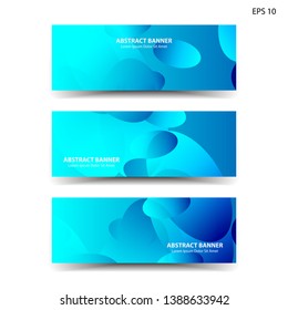 Abstract colorful circles background. Colorful smooth banner template - Vector
