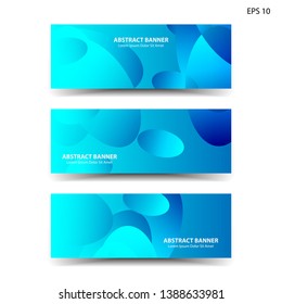 Abstract colorful circles background. Colorful smooth banner template - Vector
