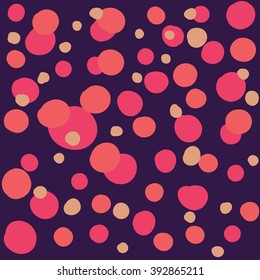 Abstract colorful circles background. Vector illustration.