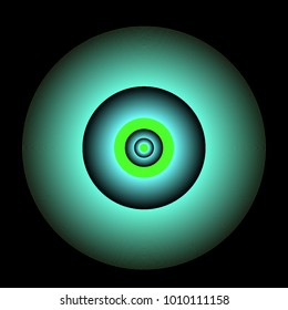 abstract colorful circles with black background