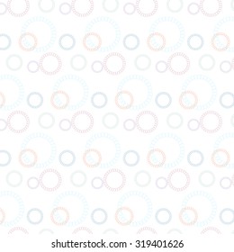 Abstract Colorful Circles Pattern