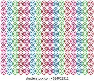 abstract colorful circles pattern 