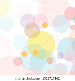 Abstract colorful  circles  pattern background. overlapping muticolor circles. 