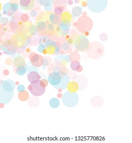 Abstract colorful  circles  pattern background. overlapping muticolor circles. 