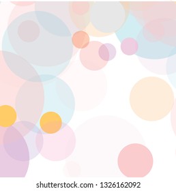 Abstract colorful  circles  pattern background. overlapping muticolor circles. 