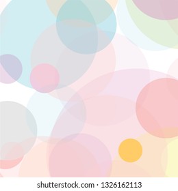 Abstract colorful  circles  pattern background. overlapping muticolor circles. 
