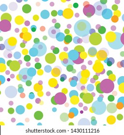 Abstract colorful circles pattern background