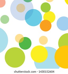 Abstract colorful circles pattern background