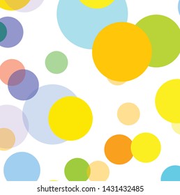 Abstract colorful circles pattern background