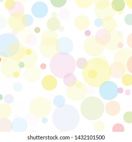 Abstract colorful circles pattern background