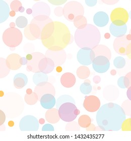 Abstract colorful circles pattern background