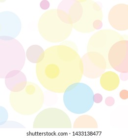 Abstract colorful circles pattern background