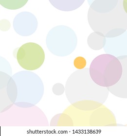 Abstract colorful circles pattern background
