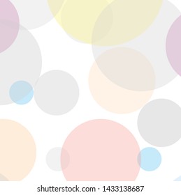 Abstract colorful circles pattern background