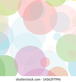 Abstract colorful circles pattern background. creative soft colorful geometric pattern background