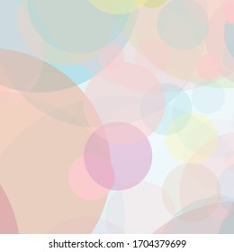 Abstract colorful circles pattern background. Nice seamless dots and circles pattern background with hand drawn elements for your design.