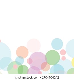 Abstract colorful circles pattern background. Nice dots and circles  with hand drawn elements for your design.