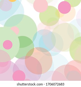 Abstract colorful circles pattern background. Nice  dots and circles pattern background with hand drawn elements for your design.