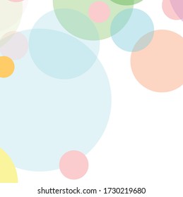 Abstract colorful circles pattern background. Nice dots and circles pattern background with hand drawn elements for your design.
