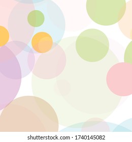 Abstract colorful circles pattern background. Nice dots and circles pattern background with hand drawn elements for your design.