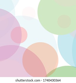 Abstract colorful circles pattern background. Nice dots and circles pattern background with hand drawn elements for your design.