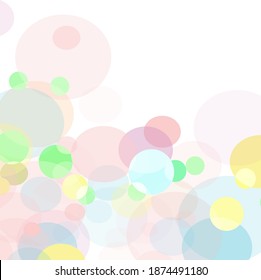 Abstract colorful circles pattern background. Nice dots and circles pattern background. Cute geometric with nice colors for your design.