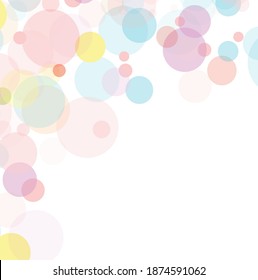 Abstract colorful circles pattern background. Nice dots and circles pattern background. Cute geometric with nice colors for your design.