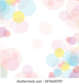Abstract colorful circles pattern background. Nice dots and circles pattern background. Cute geometric with nice colors for your design.