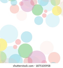 Abstract colorful circles pattern background. Nice dots and circles pattern background. Cute geometric with nice colors for your design.