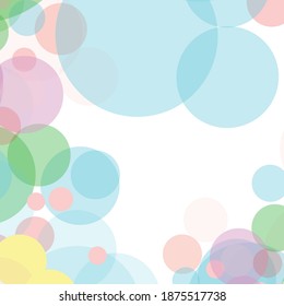 Abstrakte bunter Kreise, Muster Hintergrund. Schöne Punkte und Kreise Muster Hintergrund. Frische Geometrie mit schönen Farben für Ihr Design.