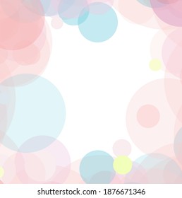 Abstract colorful circles pattern background. Nice dots and circles pattern background. Cute geometric with nice colors for your design.
