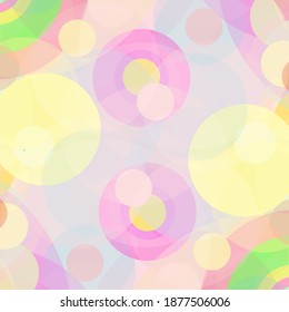 Resumen de color de los círculos de color de fondo. Bonitos puntos y círculos de fondo de patrón. Cuidada geométrica con colores agradables para tu diseño.