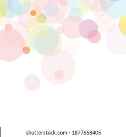 Abstract colorful circles pattern background. Nice dots and circles pattern background. Cute geometric with nice colors for your design.