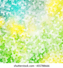 Abstract colorful circles pattern. Vector background.