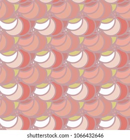Abstract colorful circles  seamless pattern for new background.