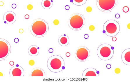 Abstract colorful circles Vector background