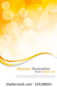 Abstract colorful circles vector design