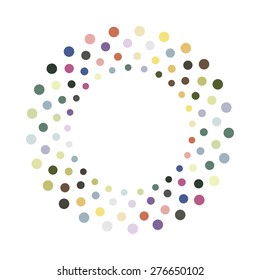 Abstract colorful circle.Vector design element