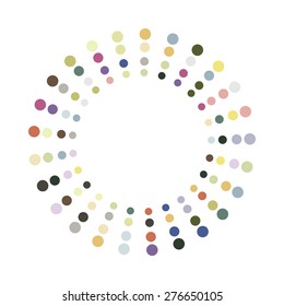 Abstract colorful circle.Vector design element