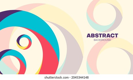abstract colorful circular background.can be used for banner, presentation, brochure etc