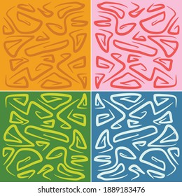 Abstract colorful circular pattern background