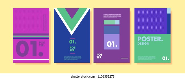 
Abstract colorful collage poster design template. Cool geometric and retro cover design. Blue, yellow, red, orange, pink and green background. Vector banner poster template in Eps10.
