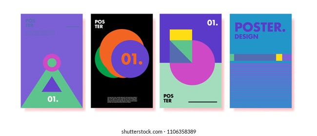 
Abstract colorful collage poster design template. Cool geometric and retro cover design. Blue, yellow, red, orange, pink and green background. Vector banner poster template in Eps10.
