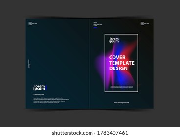 Abstract colorful color.Business Brochure. Flyer Design. Leaflets a4 Template. Cover Book and Magazine. Annual Report Vector illustration.
