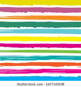 abstract colorful colors paint brush and strokes,  stripes horizontal pattern background. nice  colors brush strokes and hand drawn with horizontal lines pattern background 