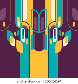 Abstract colorful composition. Vector illustration.