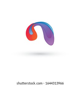 abstract colorful concept logo.with gradients.vector eps10.editable
