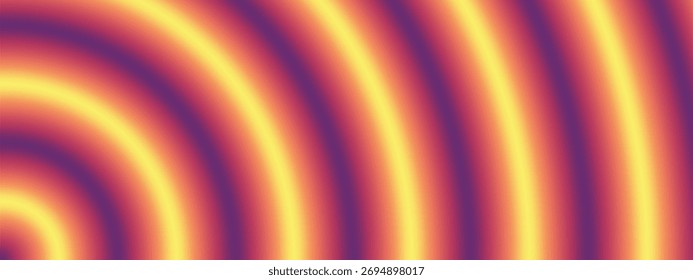 Abstract colorful corner gradient rings